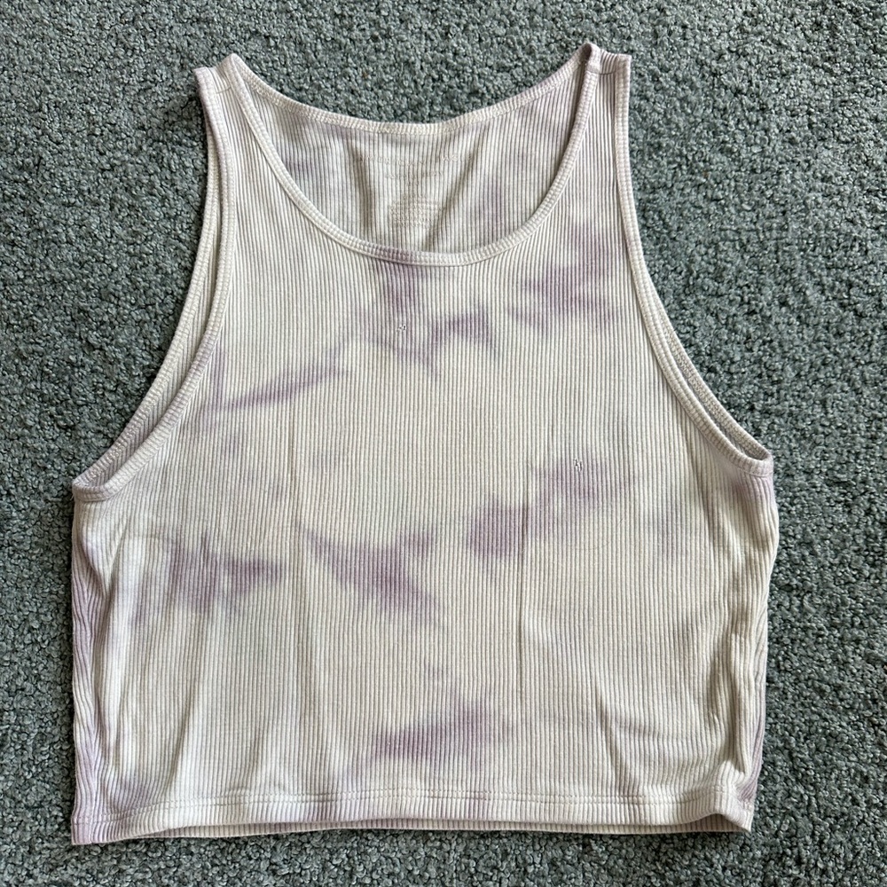 American Eagle cropped ribbed tanktop